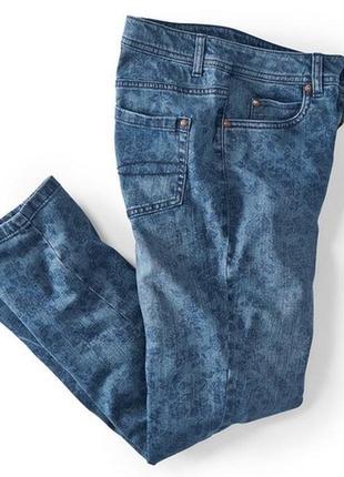 Стильные джинсы принт 46евро 52наш tcm tchibo3 фото