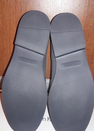 Туфлі calvin klein men's faustino. розмір 9us (наш 42). колір сірий. оригінал5 фото