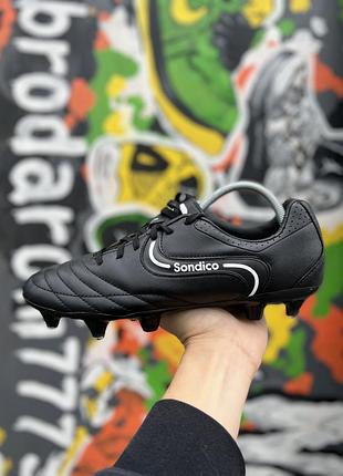 Sondico бутсы оригинал 42 размер чёрные копы гибрид