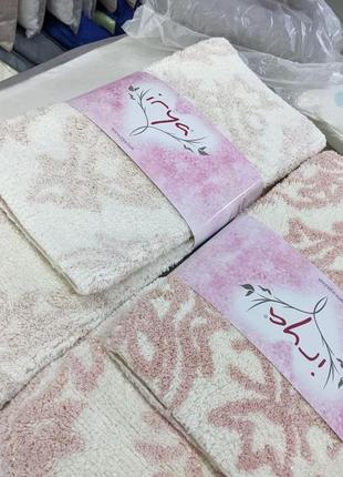 Набор ковриков irya - juana k.gri 40*60+55*85 набор ковров для ванной6 фото