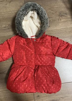 Курточка mothercare, курточка пуховик 12-18 мес