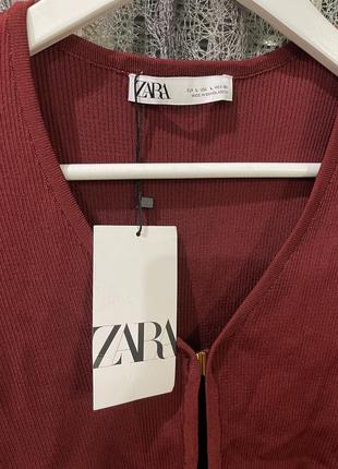 Кофта-шторка оригінал zara4 фото