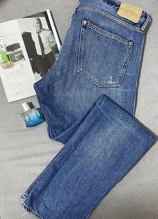 Шикарные мужские джинсы на болтах denim