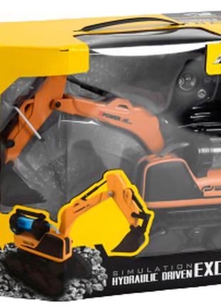 Екскаватор ручного керування simulation hydraulic driven помаранчевий3 фото