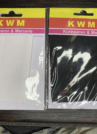 Термозаплатка для швидкого ремонту одягу 40 х 11,5 см kwm біла1 фото