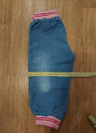 Джинсы штаны мом момы для девочки 86-1043 фото