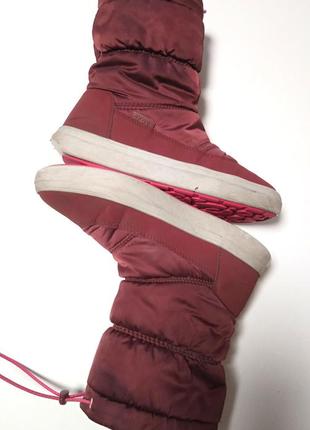 Жіночі зимові чоботи crocs lodge point pull-on boot, оригінал розмір w7/37 стелька 23,8 см4 фото