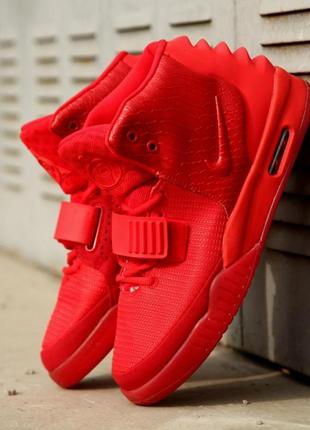 Чоловічі кросівки nike air yeezy 2 red october5 фото