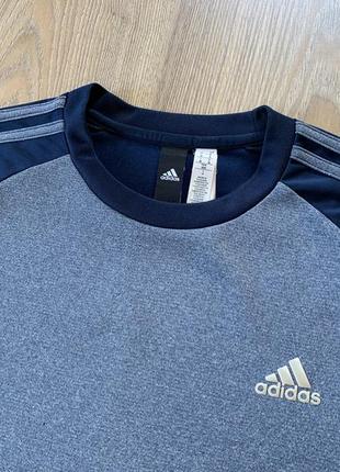 Чоловіча щільна спортивна тренувальна футболка adidas4 фото