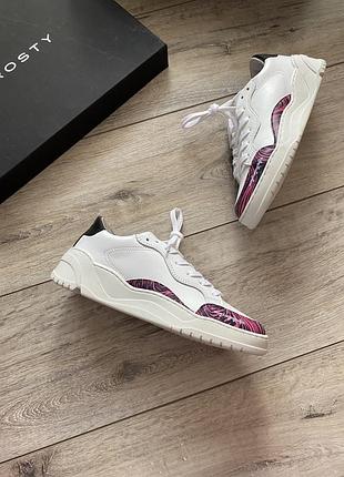 Брендові кросівки crosty, шкіряні, p448 кеди, made in italy