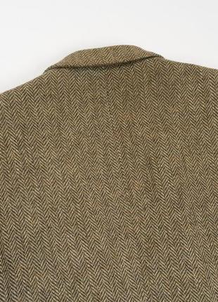 Vintage harris tweed wool blazer вінтажний твідовий піджак bmh0137863 фото