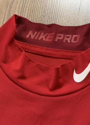 Мужская тренировочная компрессионная кофта рашгард nike pro combat compression5 фото