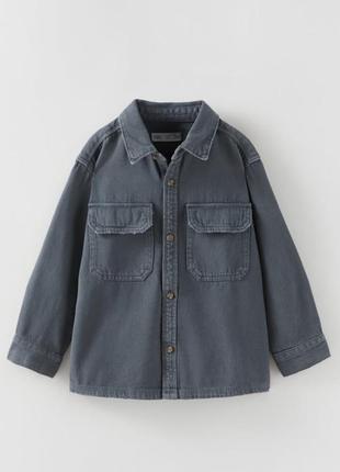 Куртка-сорочка overshirt zara6 фото