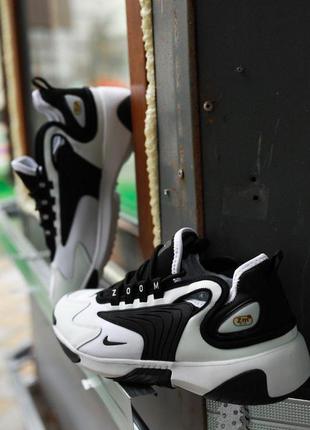 Чоловічі кросівки nike zoom 2k black white3 фото