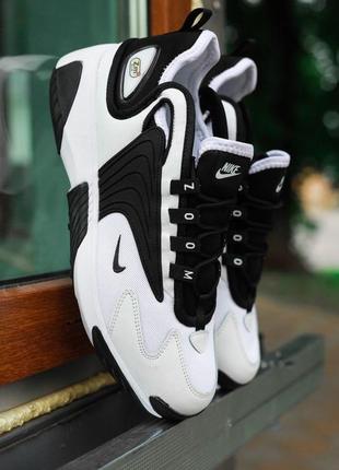 Чоловічі кросівки nike zoom 2k black white6 фото