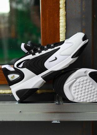 Чоловічі кросівки nike zoom 2k black white7 фото