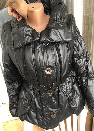 Демисезонная болоневая куртка на синтепоне для девочки подростка