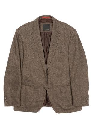 Roy robson - brown wool & silk  blazer   чоловічий піджак шерсть шовк bmh013790