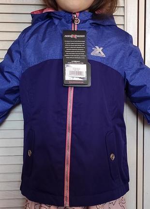 Куртка демісезон zeroxposure, дівчинці 6-7 років, р. 122 см
