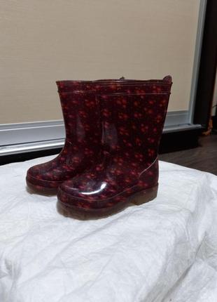 Гумові чобітки 21 розмір