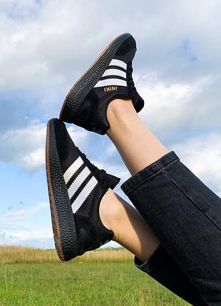 Женские чёрные кроссовки adidas iniki жіночі чорні кросівки adidas iniki