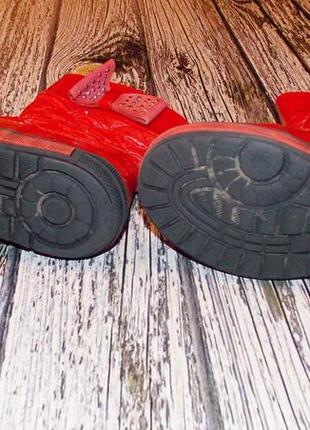 Демісезонні шкіряні чоботи safari для дівчинки , розмір 29 (18.5 см)4 фото