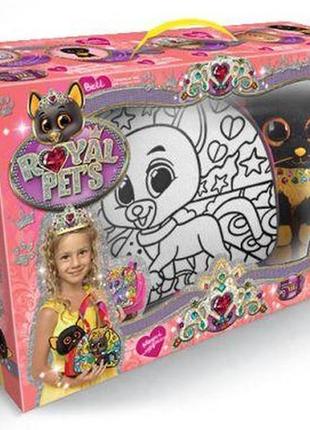 Набор креативного творчества "royal pet's" сумочка-раскраска + котик