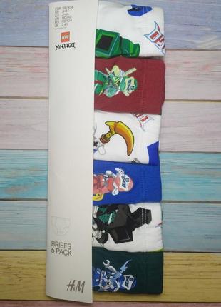 Трусики h&m на хлопчика  2 3 4 роки lego ninjago лего ниндзяго