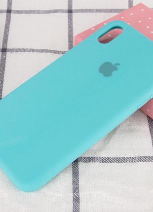 Чехол apple iphone xs (голубий)