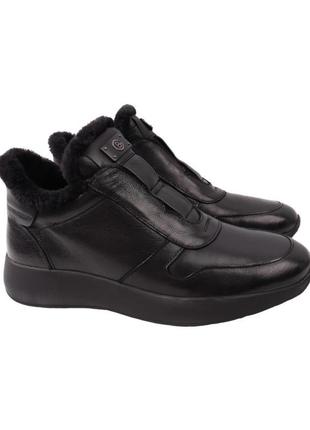 Ботинки женские djovannia черные натуральная кожа, 36