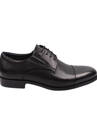Туфли мужские brooman черные натуральная кожа3 фото