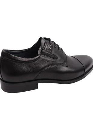 Туфли мужские brooman черные натуральная кожа4 фото