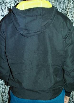 Оригінал чоловіча спортивна куртка вітровка з капюшоном puma. розмір м3 фото
