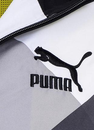 Оригінал чоловіча спортивна куртка вітровка з капюшоном puma. розмір м4 фото
