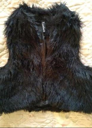Суперская мягкая меховая жилетка, болеро. меховый жилет