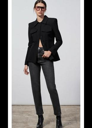 Джинси з високою посадкою, оригінал zara 36 розмір