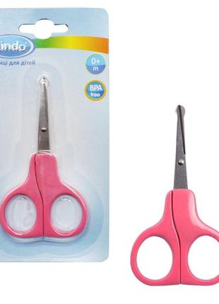 Дитячі манікюрні ножиці, рожеві lindo li 803 (8850213008032)