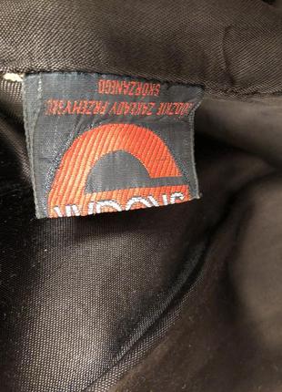 Черная кожаная курточка авиатор  бомбер9 фото