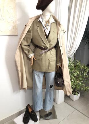 Шерстяной пиджак жакет