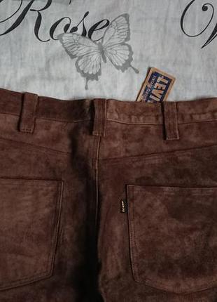 Брендові фірмові шкіряні джинси levi's vintage clothing,оригінал із сша, нові з бірками, розмір м.4 фото