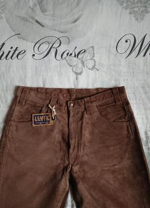 Брендові фірмові шкіряні джинси levi's vintage clothing,оригінал із сша, нові з бірками, розмір м.6 фото