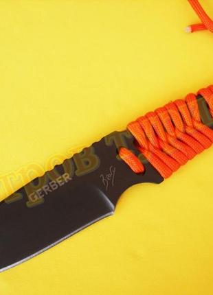 Ніж тактичний gerber survival paracord knife з чохлом4 фото