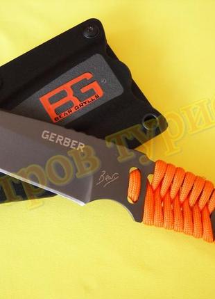 Ніж тактичний gerber survival paracord knife з чохлом3 фото
