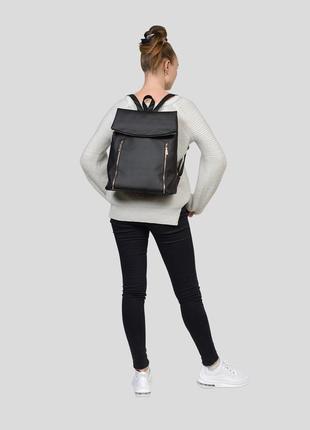 Жіночий рюкзак sambag rene чорний3 фото