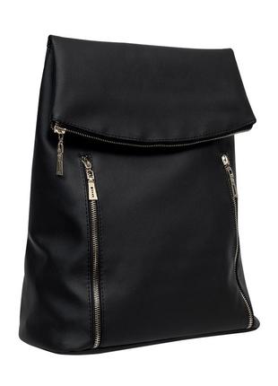 Жіночий рюкзак sambag rene чорний6 фото