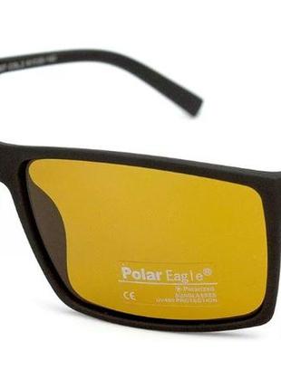 Очки водителя антифара из пластика polar eagle 8307 прямоугольник с переходом polaroid