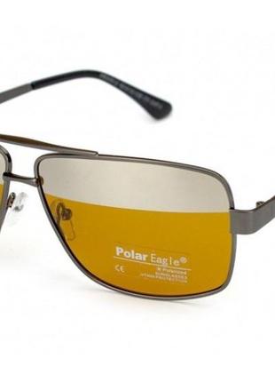 Очки для водителей антифара металлические polar eagle 20512 поляризация polaroid
