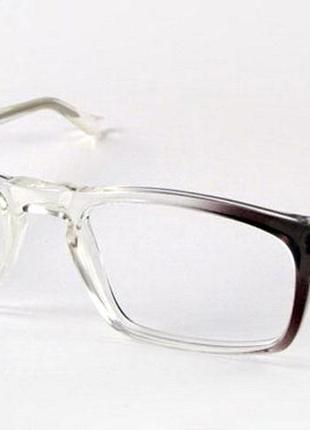 Оправа для очков мужская f-22 серая, украина фат, fat пластик лектор