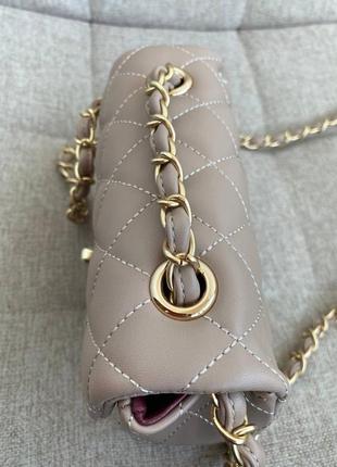 Женская сумка-клатч в стиле chanel mini mokko8 фото