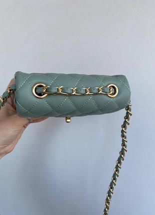Женская сумка-клатч в стиле chanel mini mint5 фото